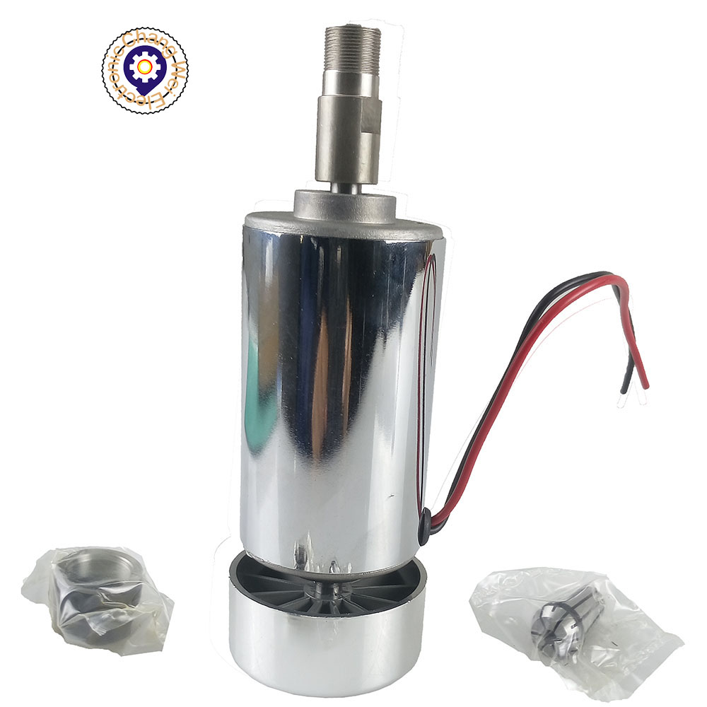 Cnc Spindle Motor - 高速DC12V-48V 300ワットスピンドル彫刻機スピンドルモータ空冷cncスピンドルdcモータのcnc彫刻機ER11