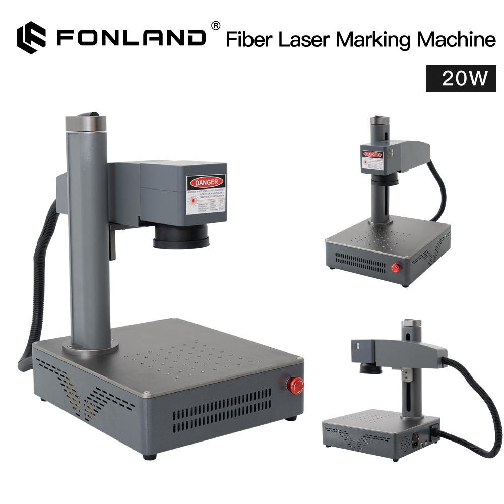 Industrial Laser Engraving Machine For Metal - Fonland S4 金属ファイバーレーザーマーキングマシン 20/30/50W 工業用ポータブルジュエリーレーザー彫刻機
