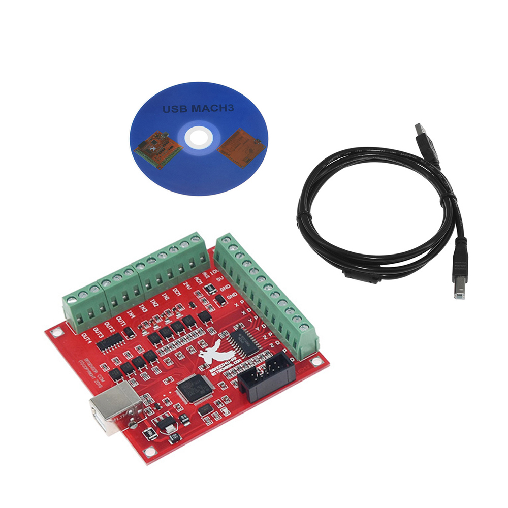 Breakout Board Mach3 - MACH3 cnc usb 100 200khzのブレークアウト基板4軸インタフェースドライバモーションコントローラcnc usb