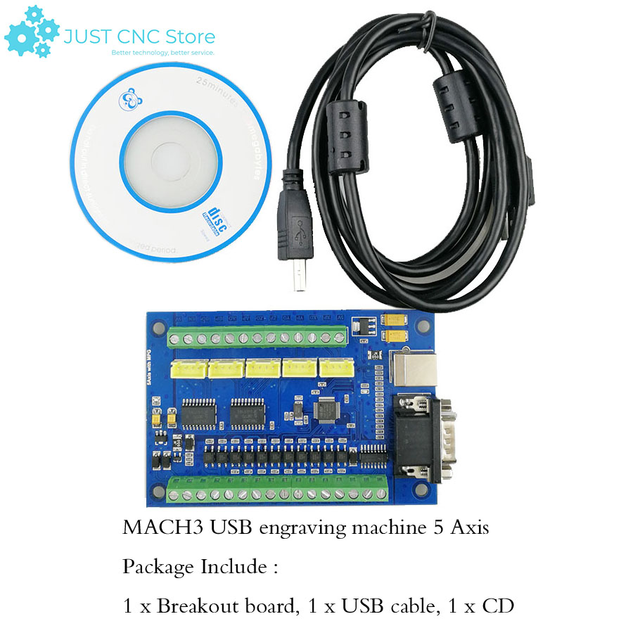 Breakout Board Mach3 - MACH3 USB CNC ドライバーブレークアウトボード彫刻機 5 軸