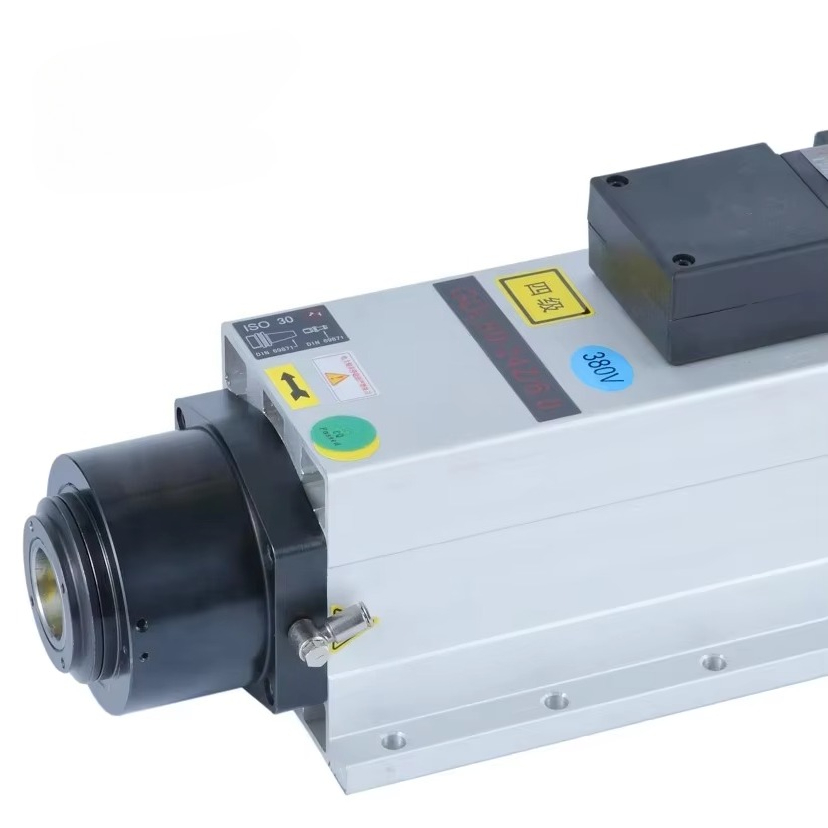 Cnc Spindle Motor - 高精度CNC工作機械 6KW ISO30空冷式ATCスピンドルモーターベアリングインバータードライブ 24000rpm 木工機械用
