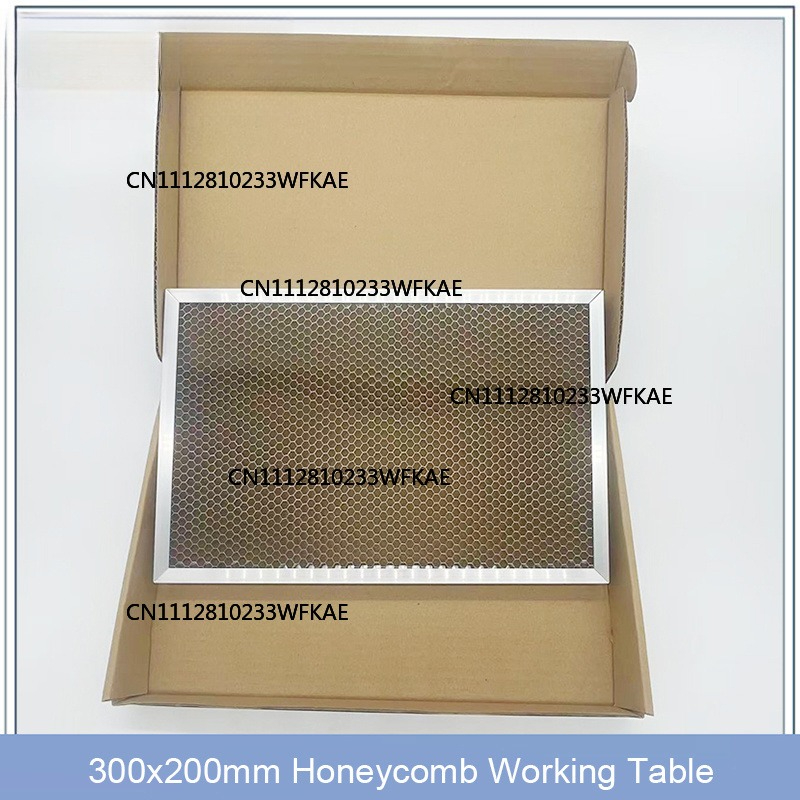 Honeycomb Laser Bed - 300x200 レーザーハニカムベッド ユニバーサルレーザーハニカム作業台 CO2またはダイオードレーザー彫刻切断機用アクセサリー
