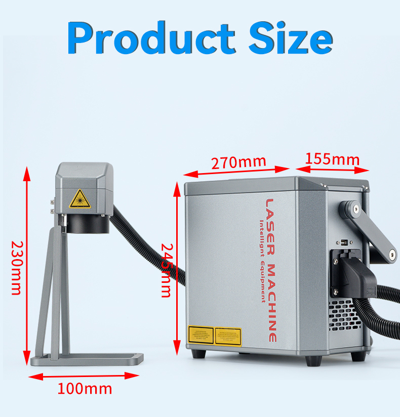 DMXファイバーハンドヘルドレーザー彫刻機プリンター機械産業 - Industrial Handheld Laser Printer のレビューと価格