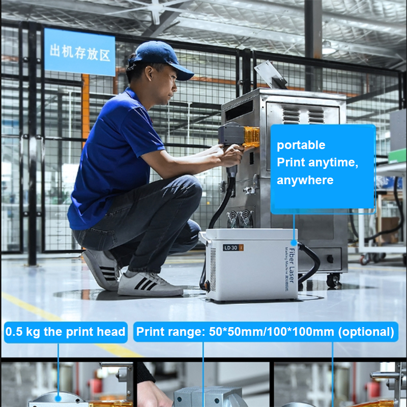 工場供給 ハンドヘルド自動レーザープリンター 工業用レーザー - Industrial Handheld Laser Printer のレビューと価格