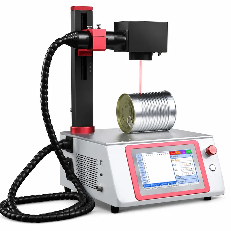 ポータブルファイバーレーザーマーキングマシン 20W 30W - Industrial Laser Engraving Machine For Metal のレビューと価格