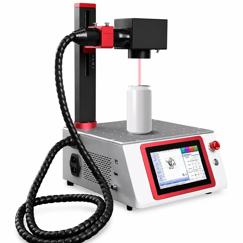 ポータブルファイバーレーザーマーキングマシン 20W 30W - Industrial Laser Engraving Machine For Metal のレビューと価格