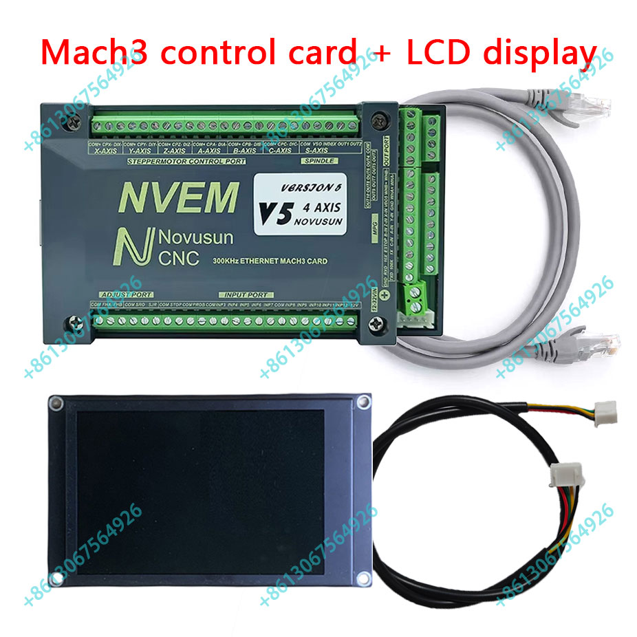 Nvem Cnc モーションコントローラ 300khz Nv - Breakout Board Mach3 のレビューと価格