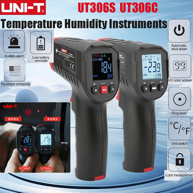 UNI-T UT306S UT306C デジタル温度計 レー - Industrial Laser Machines のレビューと価格