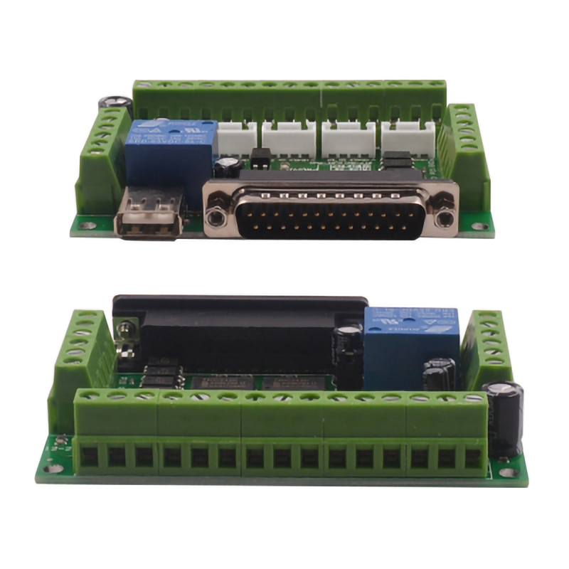 1 セット 5 軸 CNC インターフェースアダプタブレーク - Breakout Board Mach3 のレビューと価格