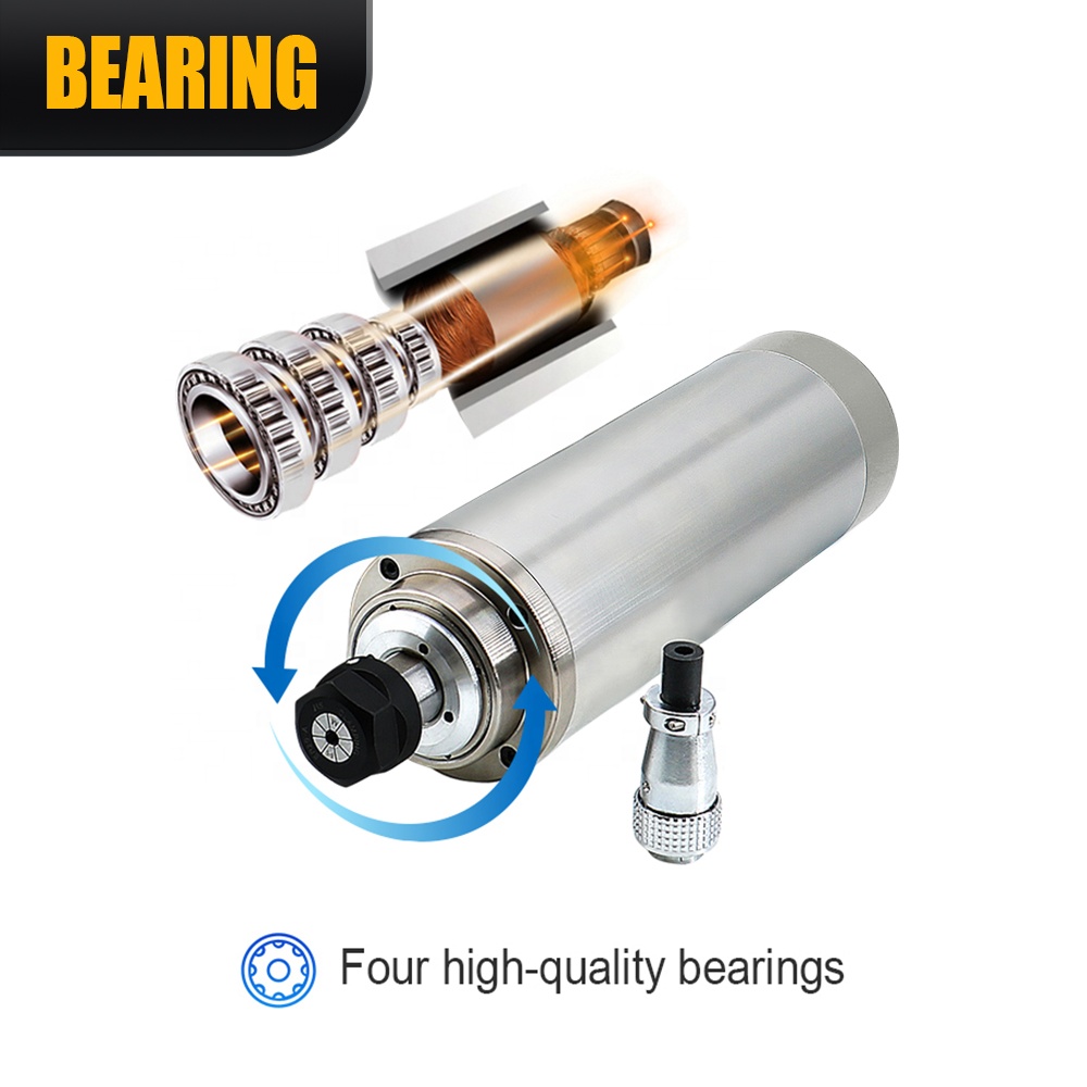 220V ER20 2.2kw 80mm水冷スピンドルモータ - Cnc Spindle Motor のレビューと価格