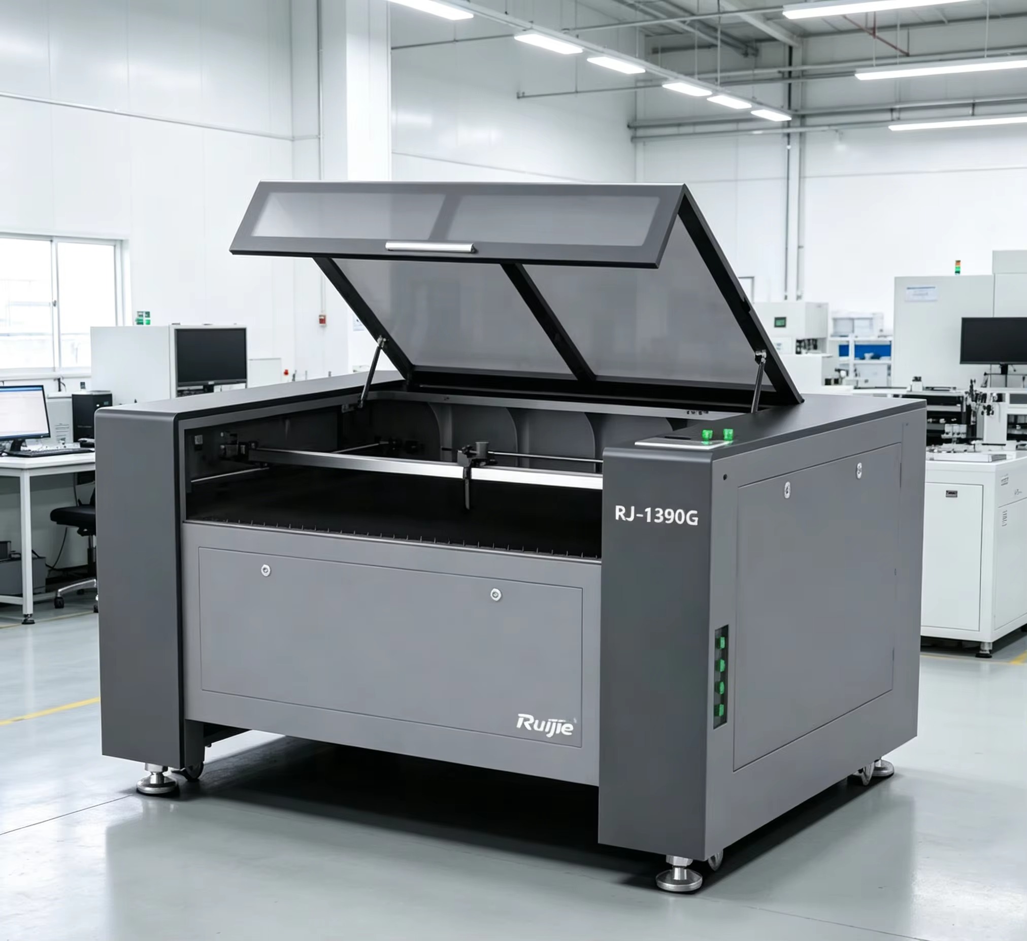 ODM/OEM工業用高出力CNC CO2レーザー切断機（生地 - Industrial Laser Cleaning のレビューと価格
