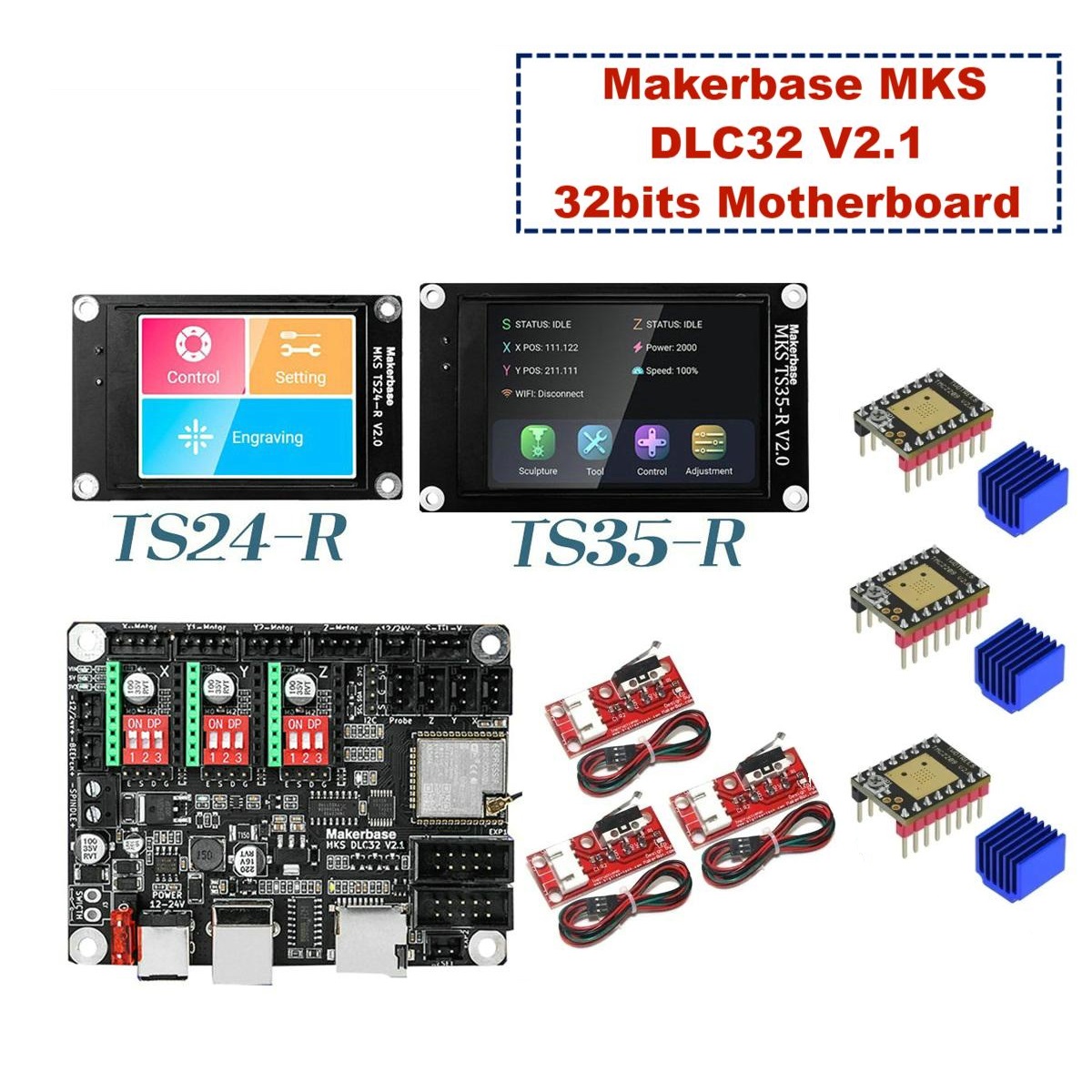 Makerbase-レーザー彫刻機用のmksdlc32 v2 - Industrial Laser Cutting Machine のレビューと価格