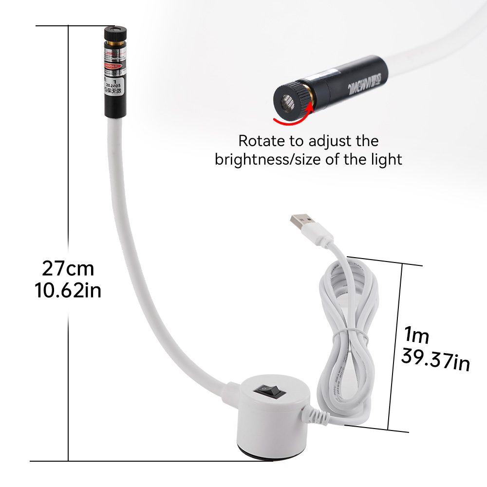 USB 電源赤色レーザーライト縫製位置決めランプ切断磁気ベー - Industrial Laser Light のレビューと価格