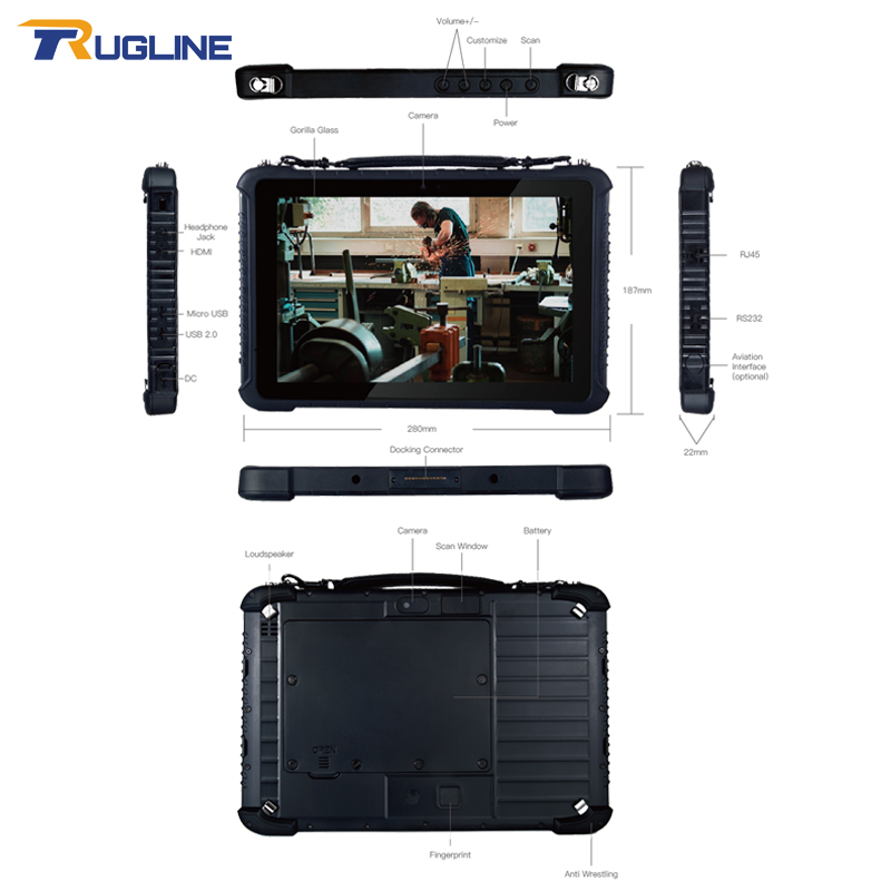 頑丈な産業用タブレットパネル,頑丈な防水,耐衝撃性,2Dスキ - Industrial Laser Light のレビューと価格