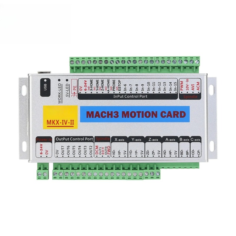 MK4-IV 4軸USBモーションカード2MHz Mach3 - Breakout Board Mach3 のレビューと価格