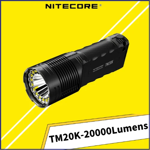 NITECORE TM20K 20000ルーメン タクティカ - Honeycomb Laser Bed のレビューと価格