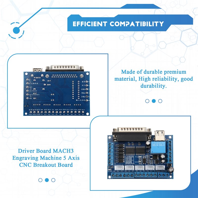 AT05-ドライバーボード MACH3彫刻機 5軸CNCブレ - Breakout Board Mach3 のレビューと価格