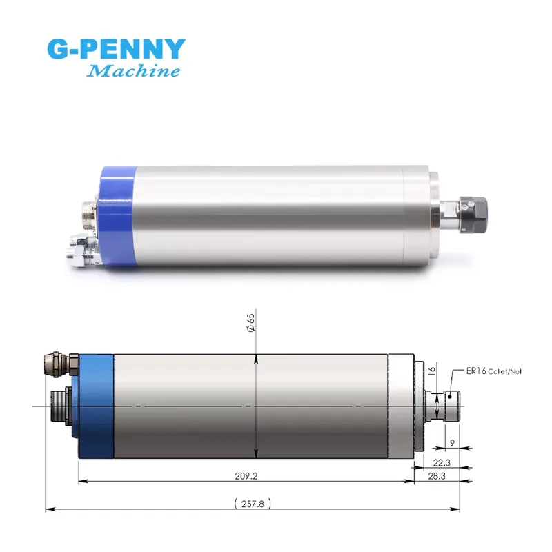 カスタマイズG-PENNY 110v/220v 1.5kw  - Cnc Spindle Motor のレビューと価格