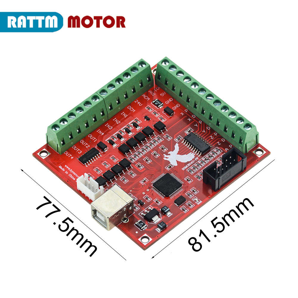 彫刻機用モーションカード,4軸マシン用USB印刷,EU経由で - Breakout Board Mach3 のレビューと価格