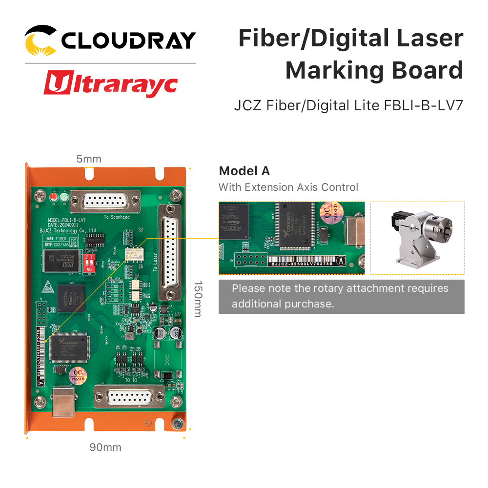 レーザーマーキングボード JCZ LV7 レーザーコントロー - Marking Card Ezcad のレビューと価格