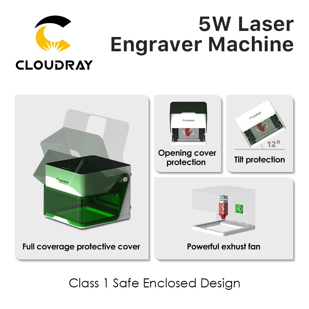 Cloudrayレーザー彫刻機BM1マークプリンターカッター - Industrial Laser Machines のレビューと価格