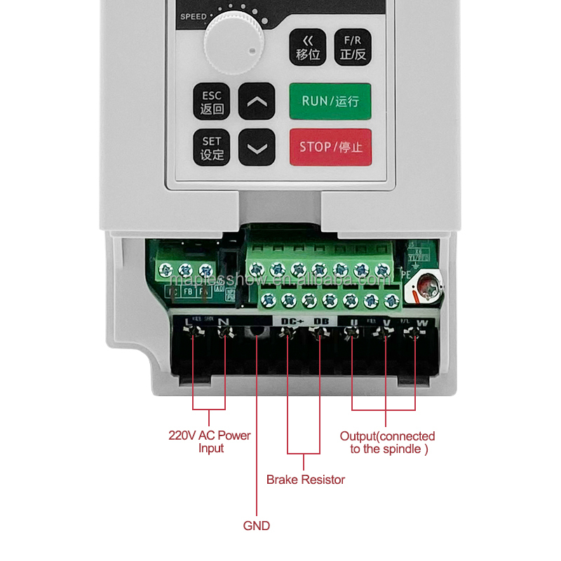 1.5kw 110v/220v/380vac インバーター  - Cnc Spindle Motor のレビューと価格